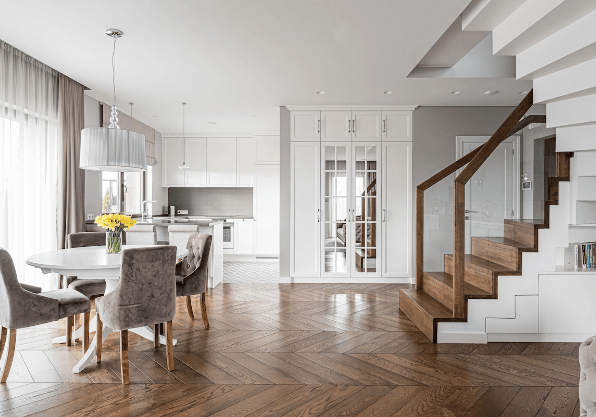 Chevron Wood Flooring