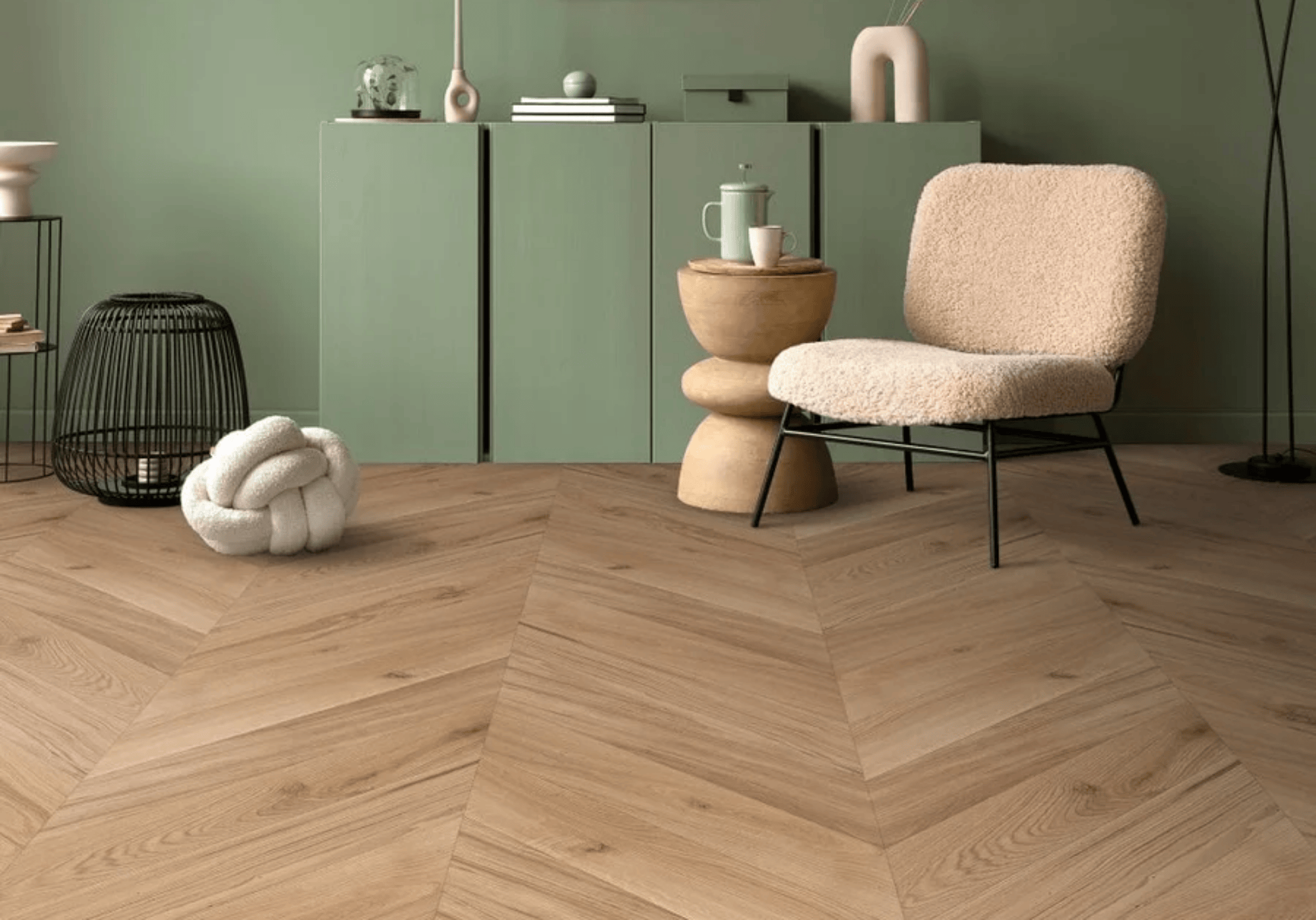 Chevron Wood Flooring