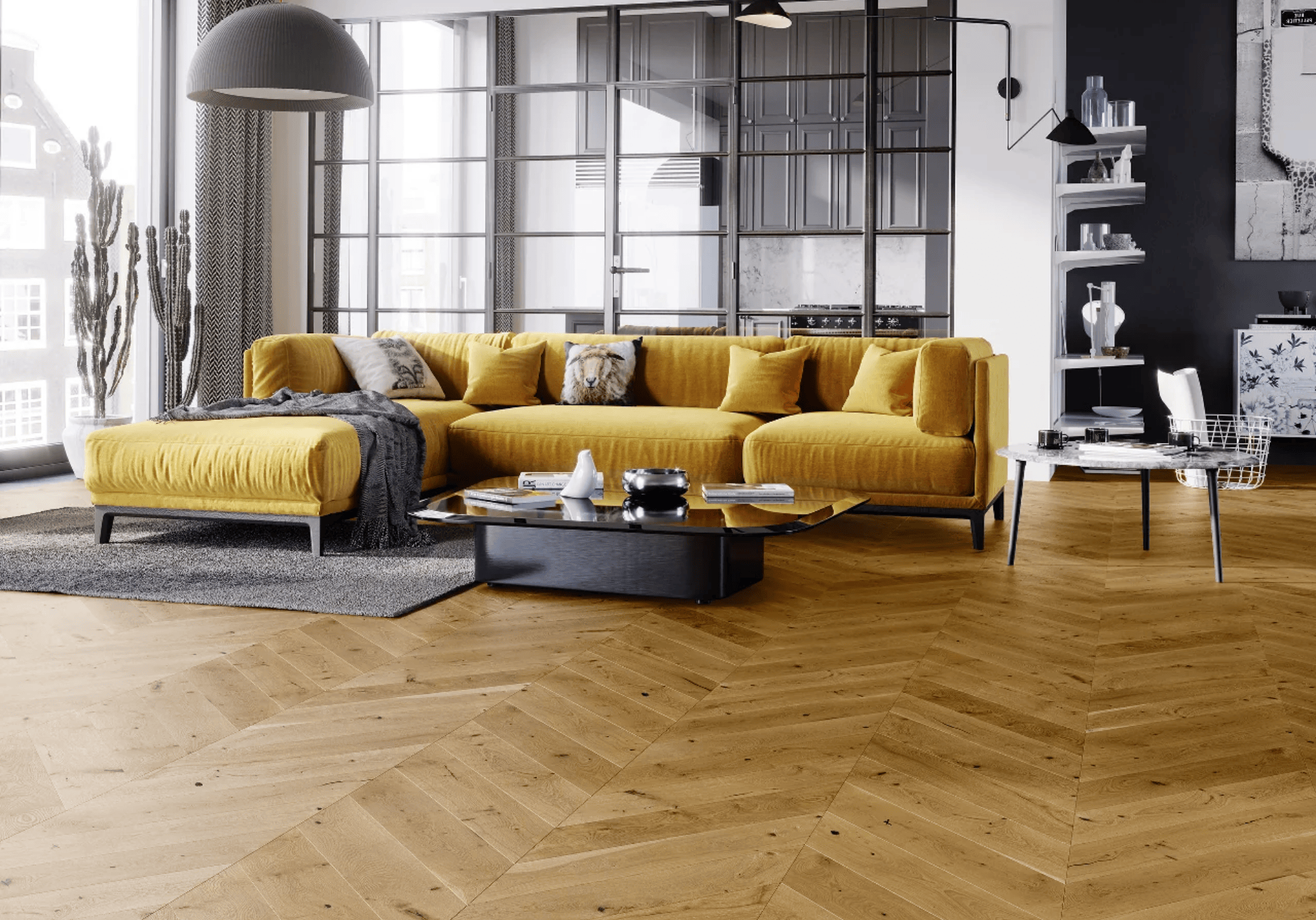 Chevron Wood Flooring