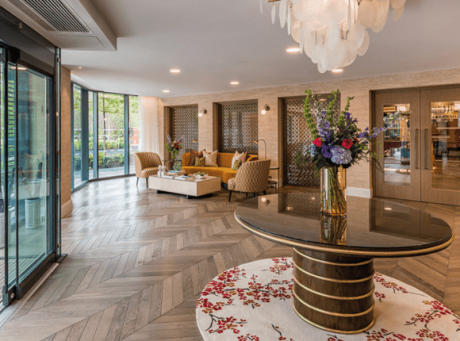 Contract & Commercial Chevron Wood Flooring