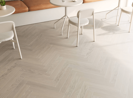 Contract & Commercial Herringbone Wood Flooring